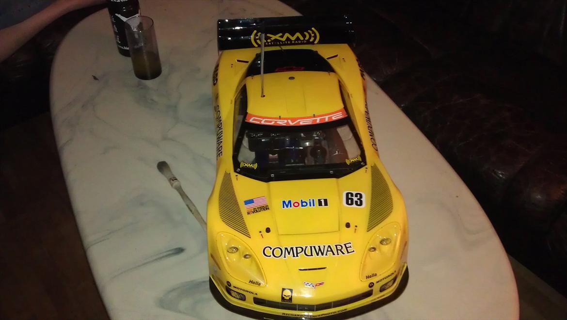 Bil Kyosho Inferno GT2 Corvette C6-R billede 2