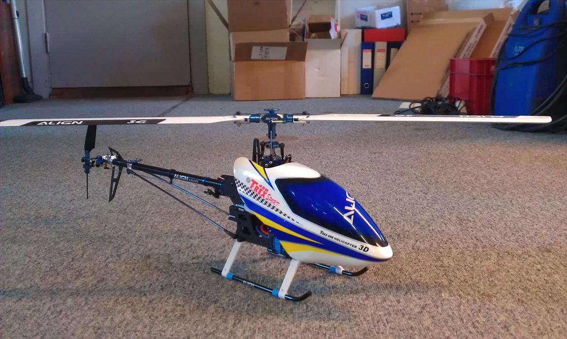 Helikopter Align T-Rex450 Sport Torgue Tube FBL billede 1
