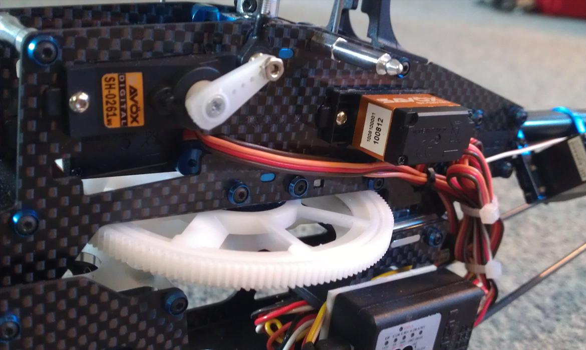 Helikopter Align T-Rex450 Sport Torgue Tube FBL billede 8