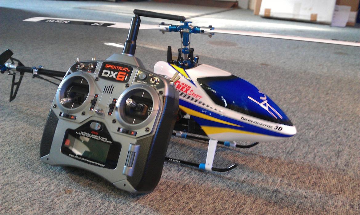 Helikopter Align T-Rex450 Sport Torgue Tube FBL billede 4