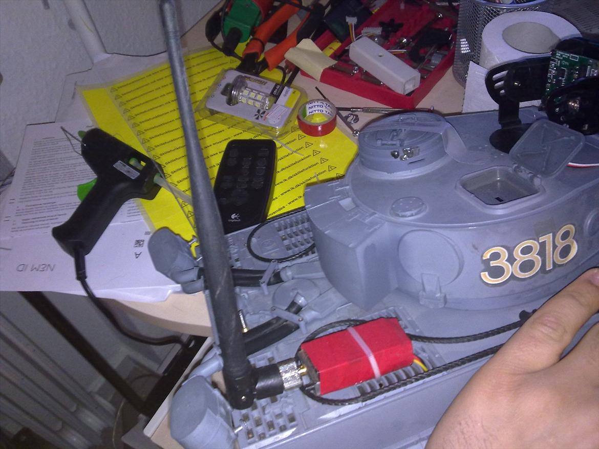 Militær tank Tiger 1 heng long "MOD" FPV billede 10