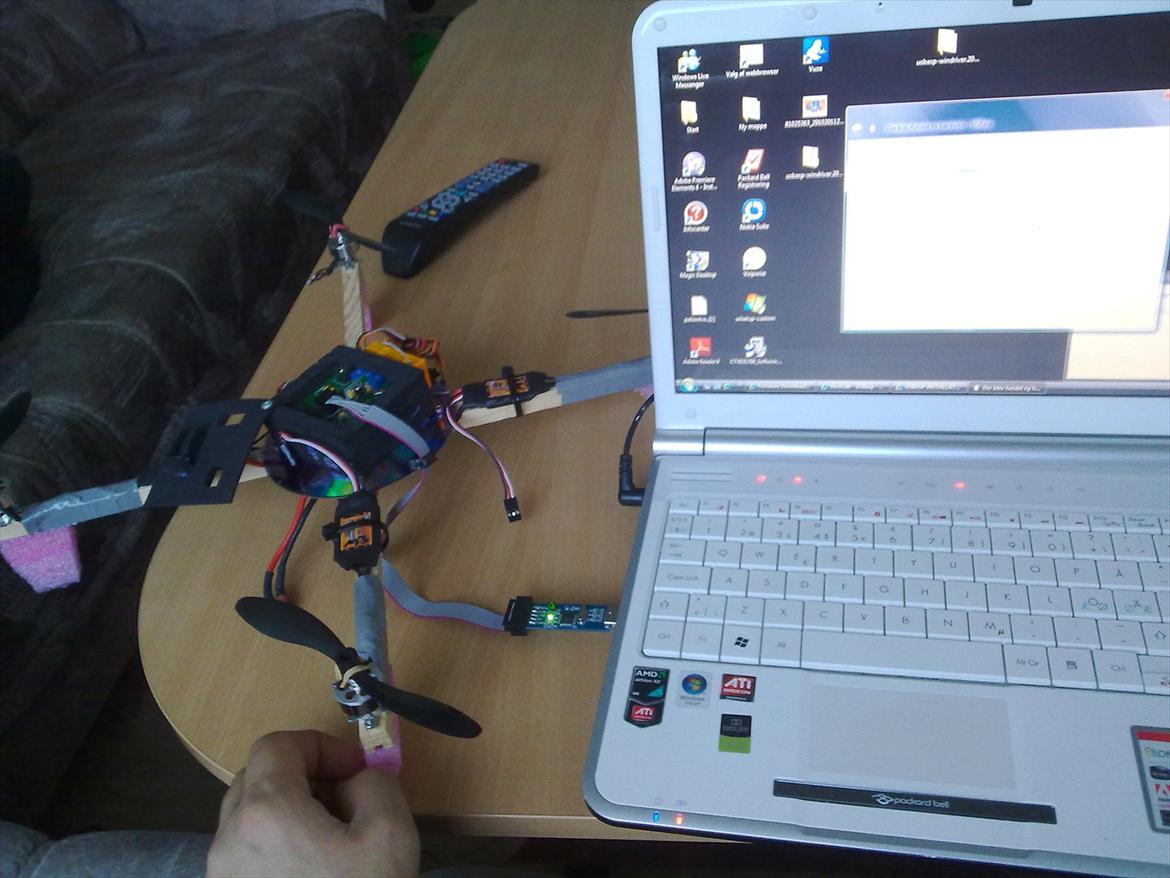 Multirotor første quadcopter på rcgalleri... billede 20