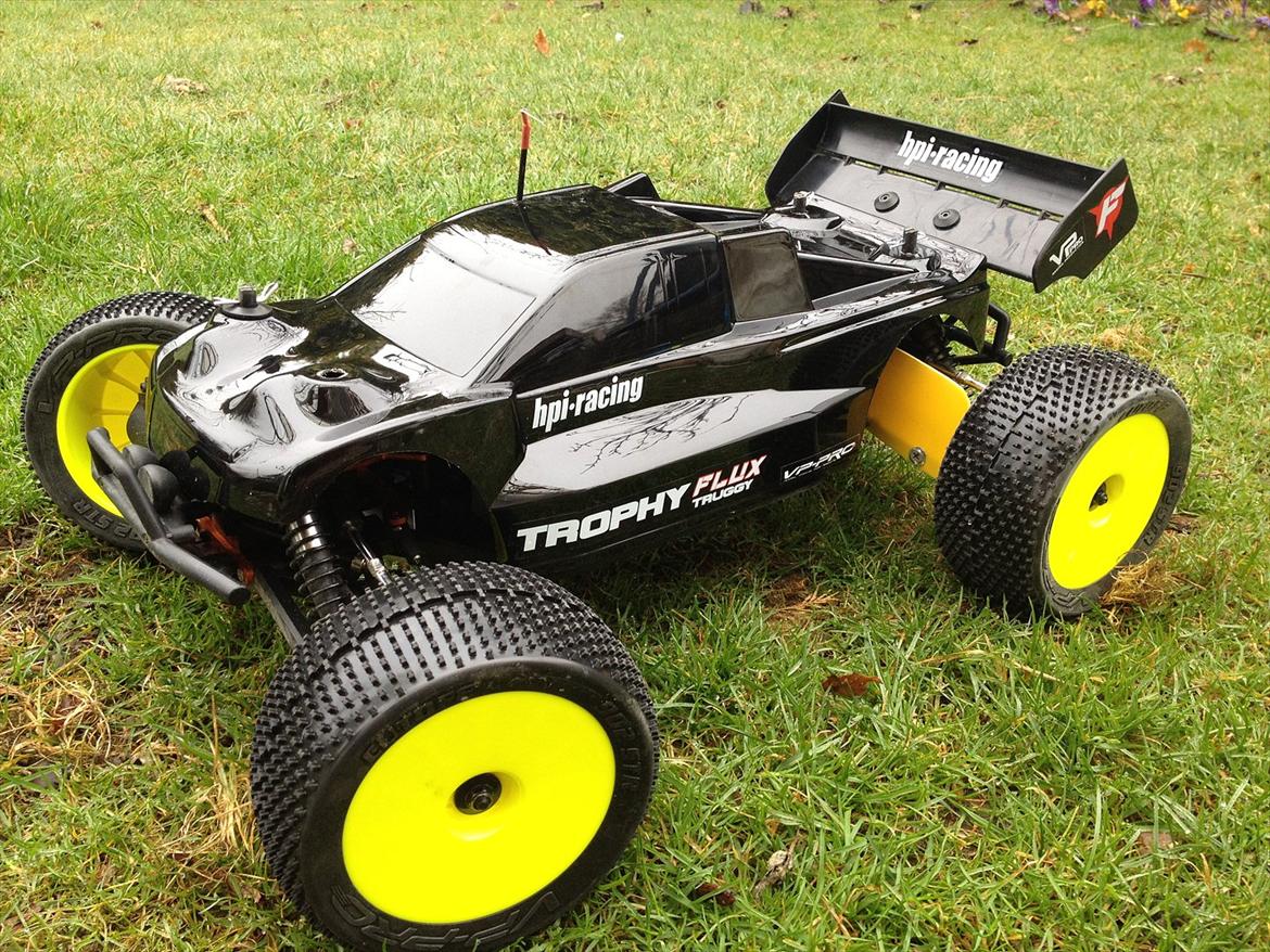 Buggy HPI Trophy Truggy Flux - første billed efter makeover. billede 2