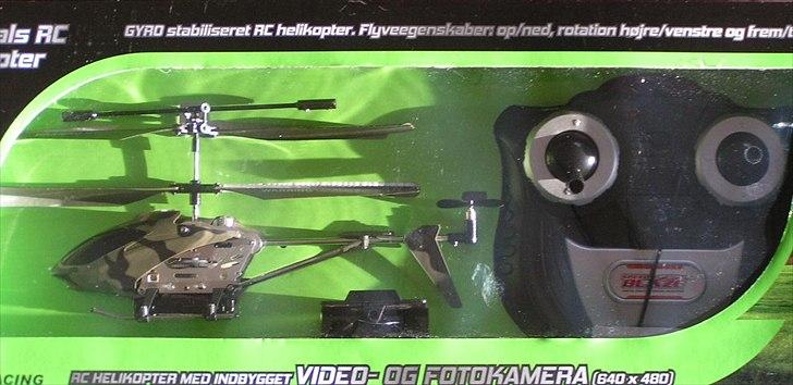 Helikopter Pure Racing - Tilbage i æsken for at vise hvordan den så ud i sin originale indpakning. billede 3