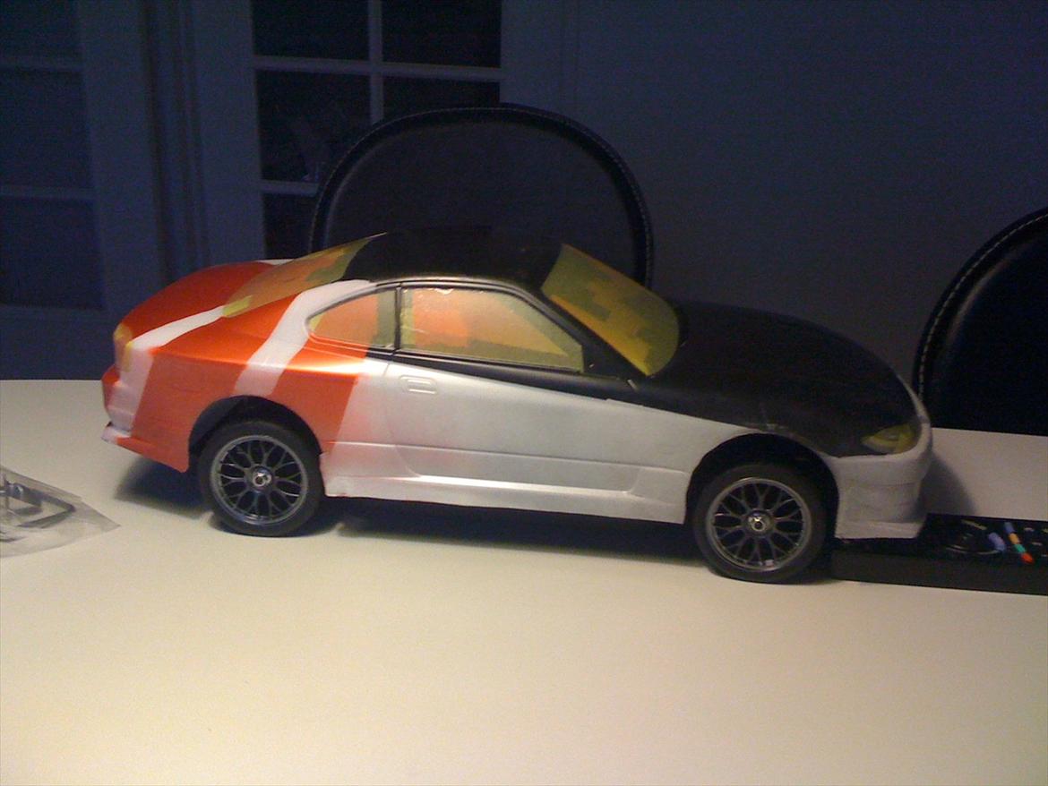 Bil Nissan Silvia s15 costom =)  - da den var malet færdigt
 billede 6