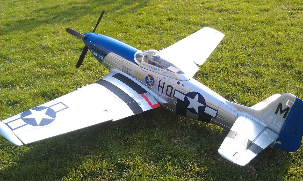 Fly P-51 Mustang "Petie the 2nd" DØD billede 3