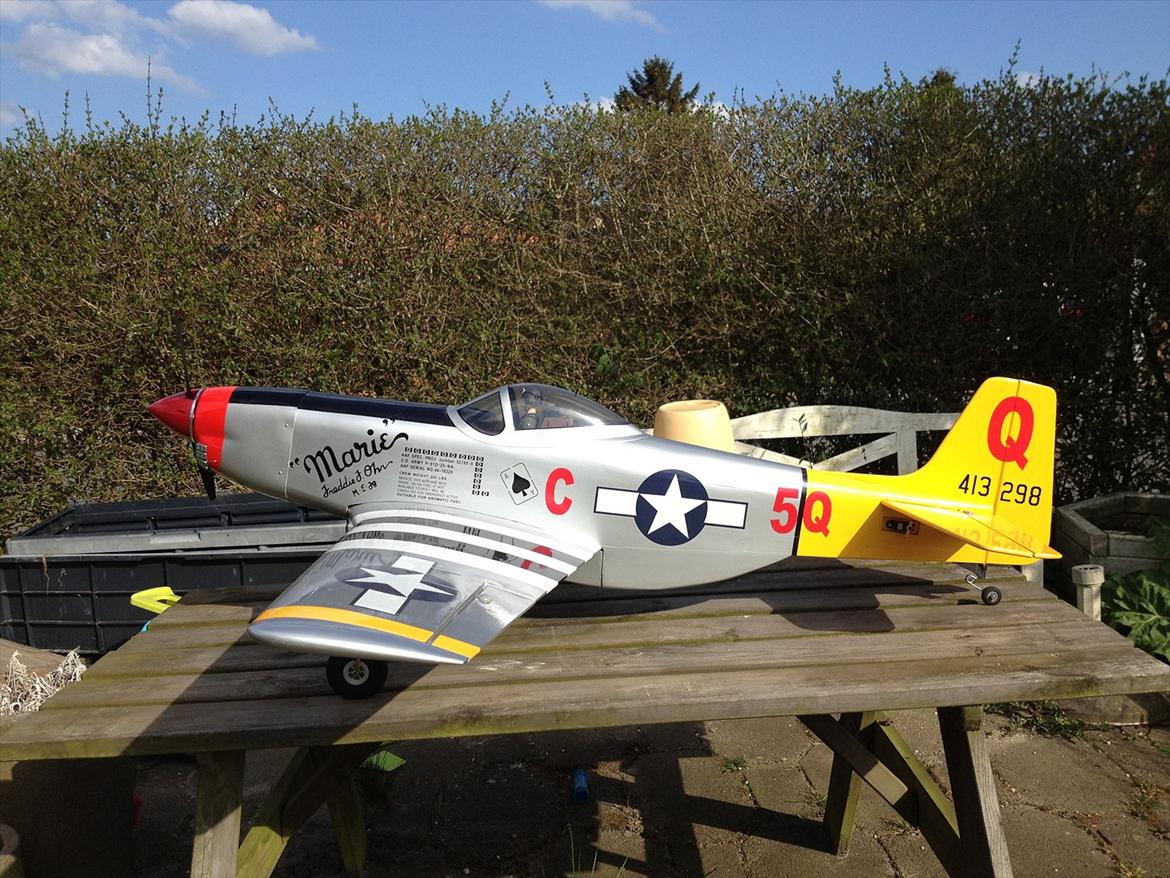Fly P51 Mustang "Scale" billede 1