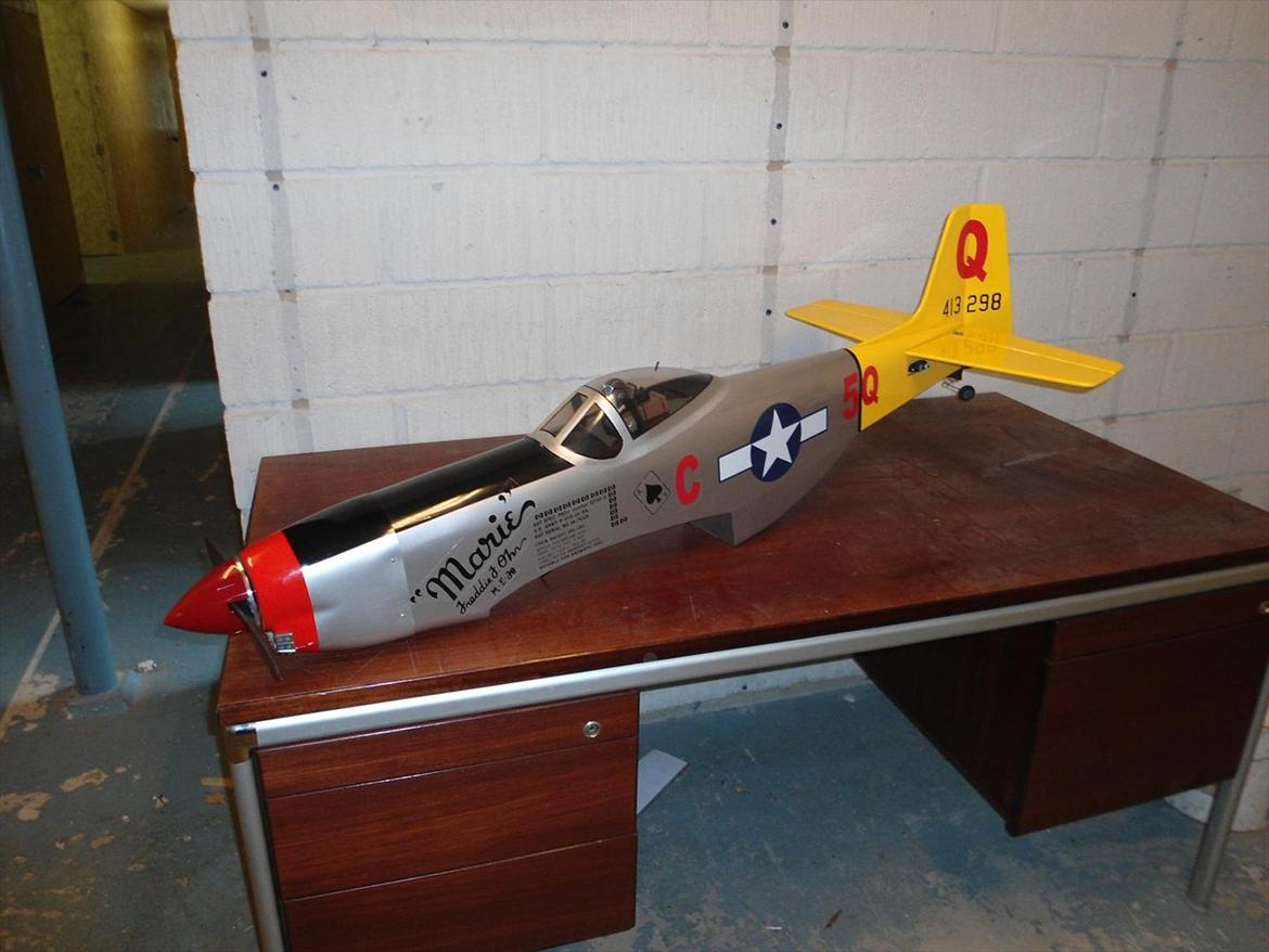Fly P51 Mustang "Scale" billede 11