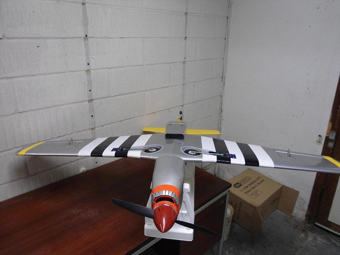 Fly P51 Mustang "Scale" billede 12