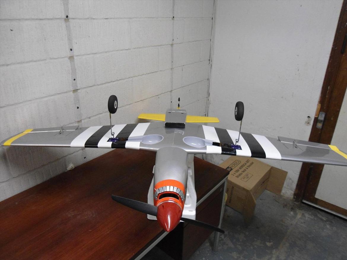 Fly P51 Mustang "Scale" billede 13