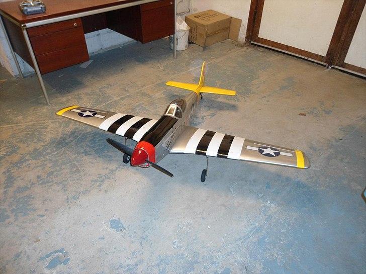 Fly P51 Mustang "Scale" billede 14