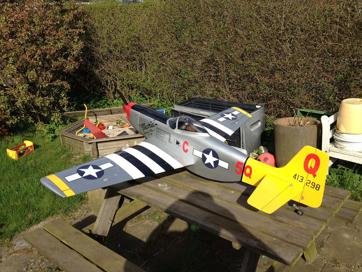 Fly P51 Mustang "Scale" billede 3