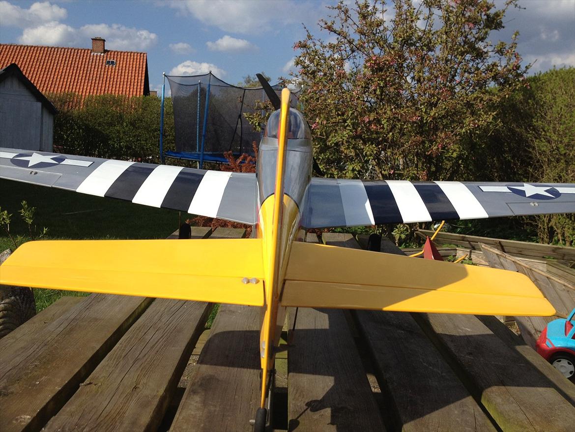 Fly P51 Mustang "Scale" billede 4