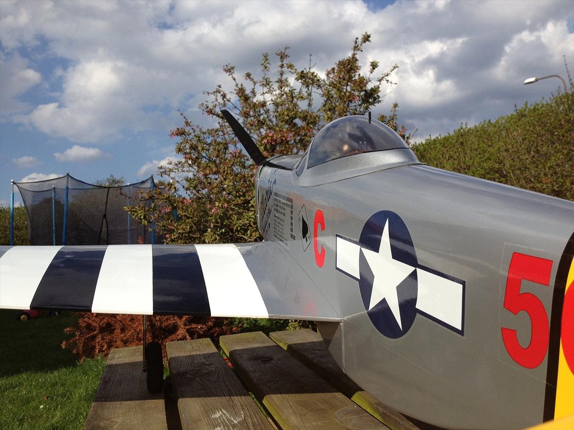 Fly P51 Mustang "Scale" billede 6