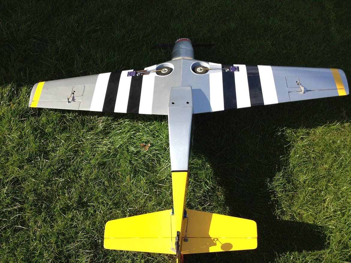 Fly P51 Mustang "Scale" billede 9