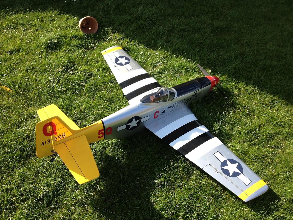 Fly P51 Mustang "Scale" billede 10