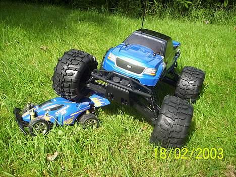 Truck HPI Savage 3,5 - Min bil der Turpedere en lille Nikko Bil ! Wrruuuuuum !!! billede 1