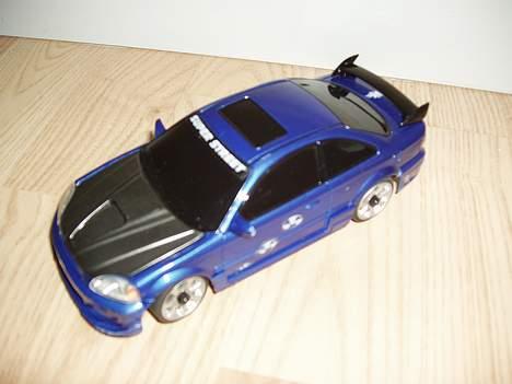 Bil XMODS Honda Civic  - skråt fra siden (med gamle fælge) billede 3