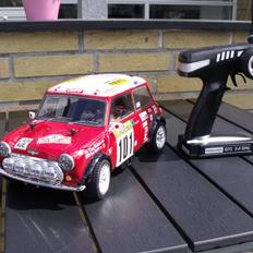 Bil Mini Cooper rally Tamiya M05.