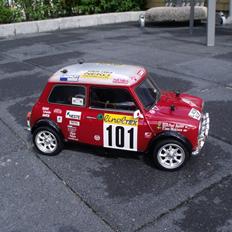Bil Mini Cooper rally Tamiya M05.