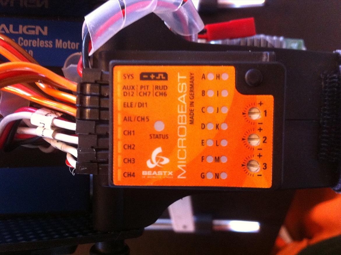 Helikopter Align T-Rex 700E V2 BeastX Super Combo billede 9