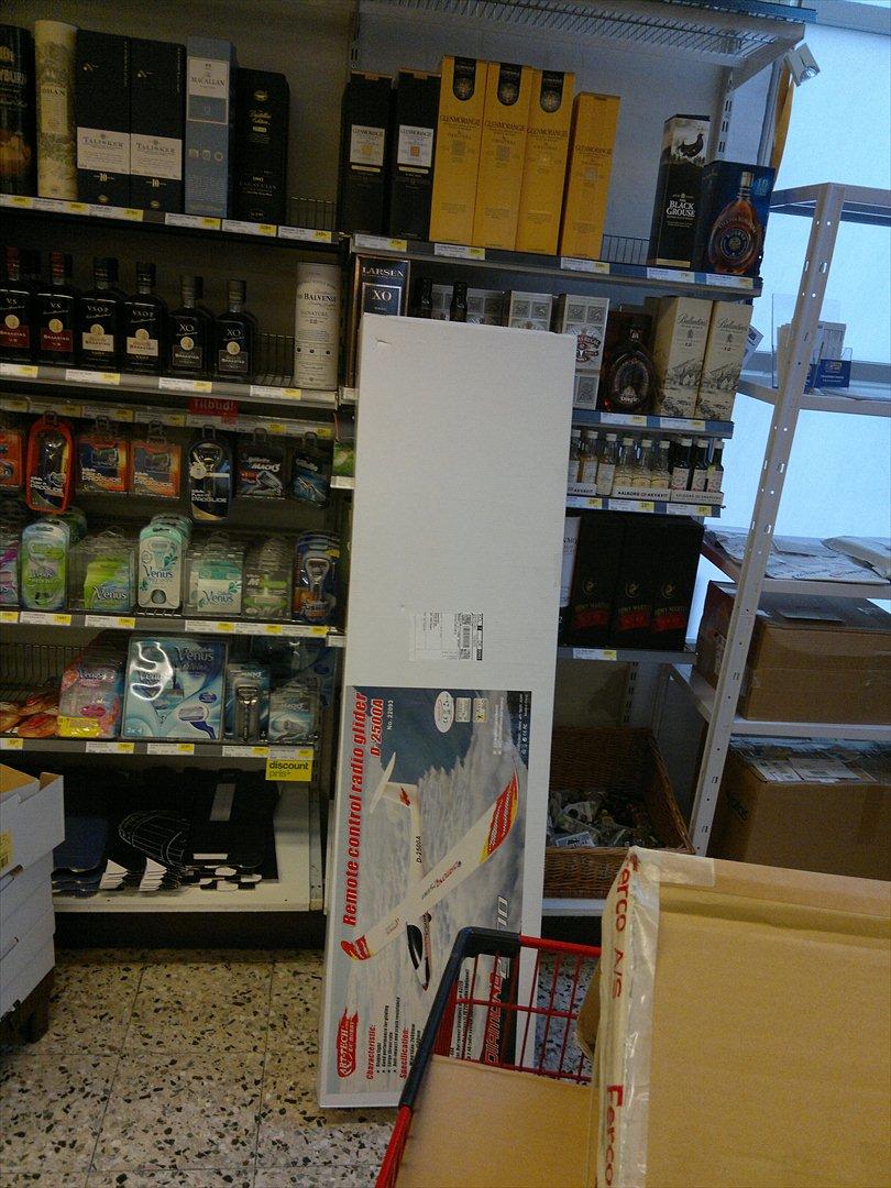 Fly Diamond 2500 - Ja den fylder godt i GLS pakke shopen billede 2