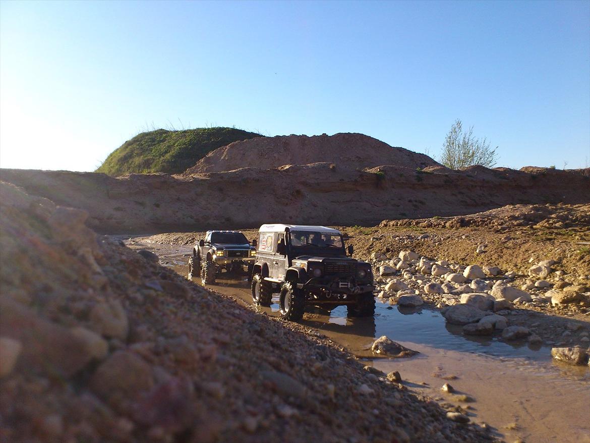 Off-Roader Defender D90   (Scx10) billede 16