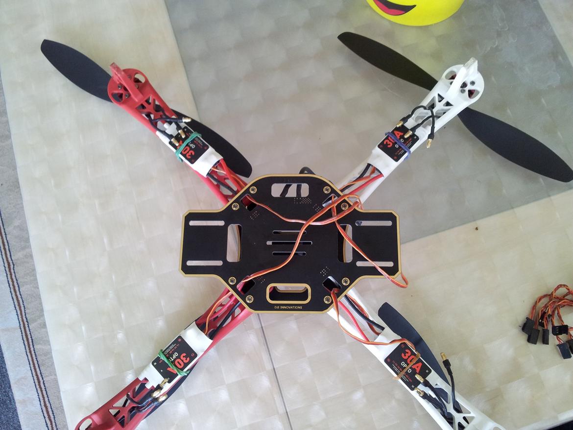 Multirotor dji naza flamewheel 450 billede 6