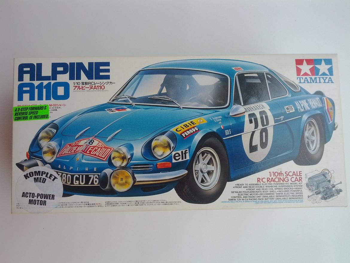 Bil Tamiya Renault Alpine A110 (M-02 58168) billede 10