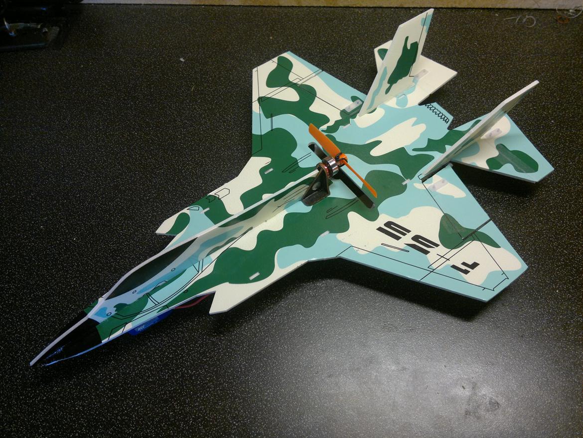 Fly Mini F 35 in-door Version II - Færdig samlet ca 4 timer billede 1