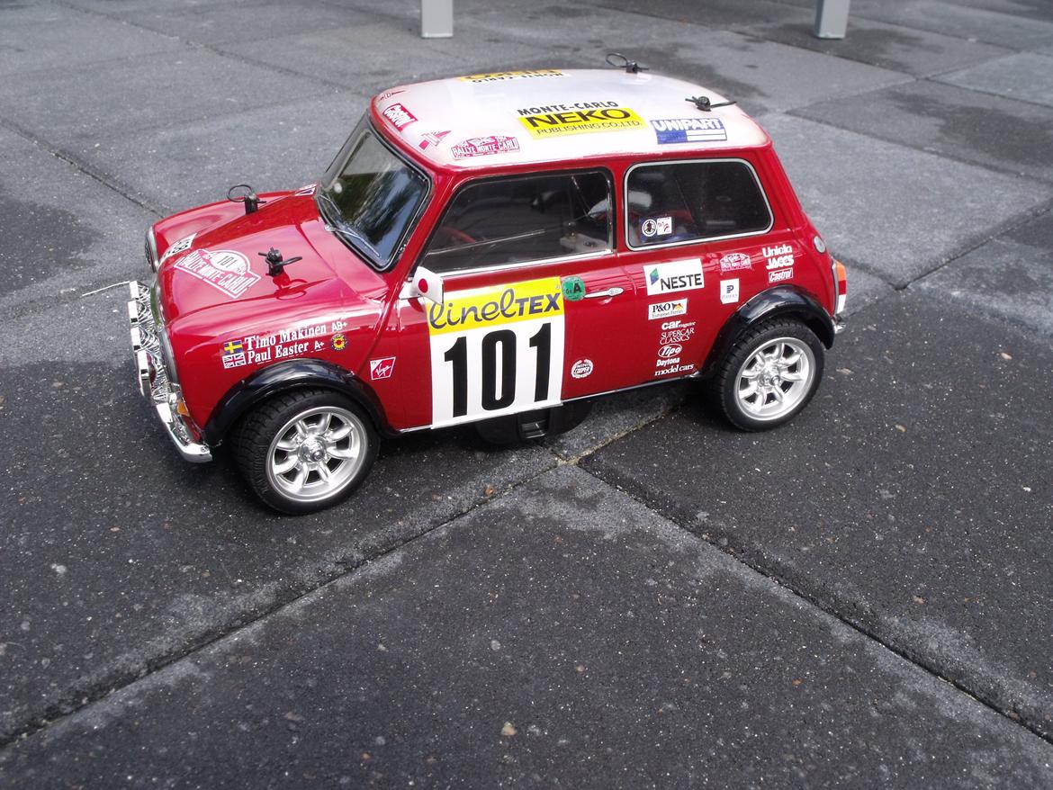 Bil Mini Cooper rally Tamiya M05. billede 3