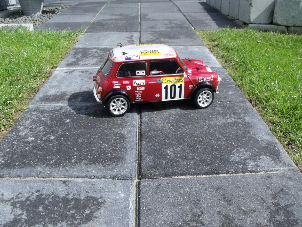 Bil Mini Cooper rally Tamiya M05. billede 7