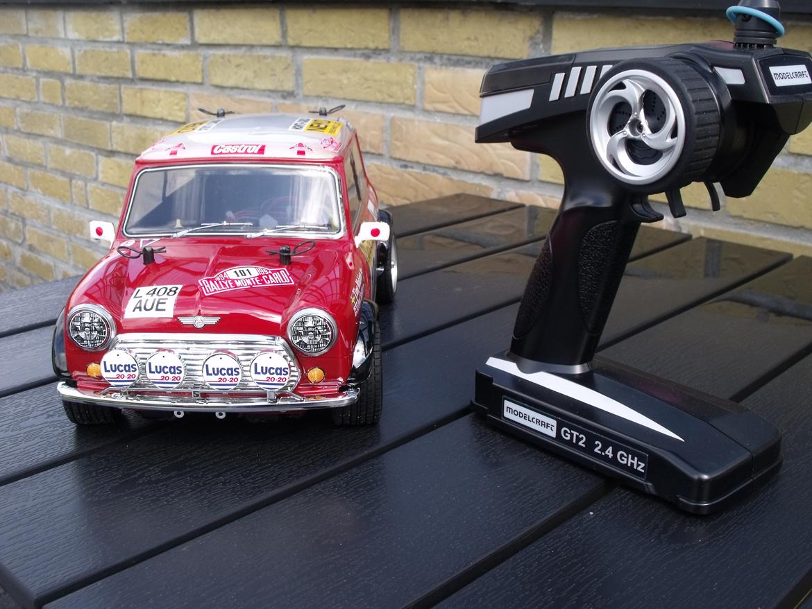 Bil Mini Cooper rally Tamiya M05. billede 15