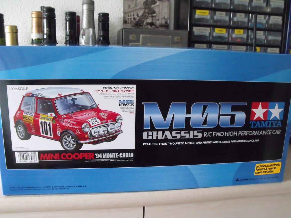 Bil Mini Cooper rally Tamiya M05. - Chassis M 05 Tamiya. billede 18