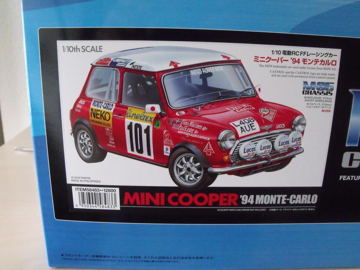 Bil Mini Cooper rally Tamiya M05. - Tamiya Mini Cooper  billede 19