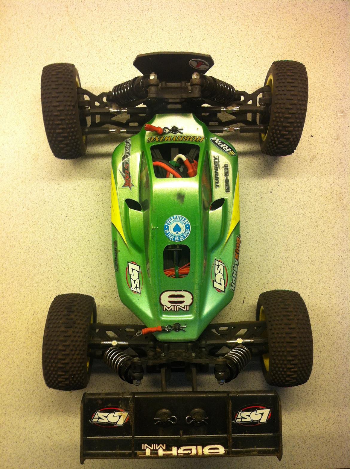 Buggy losi mini 8ight (baja bug) - it's not easy being green billede 18