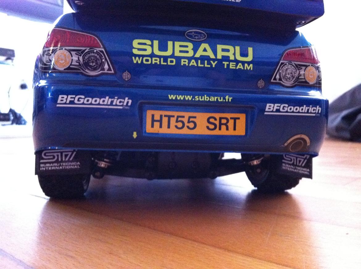 Bil DF-03Ra Subaru Impreza Rally - Hjemmelavet stænklapper bag i billede 11