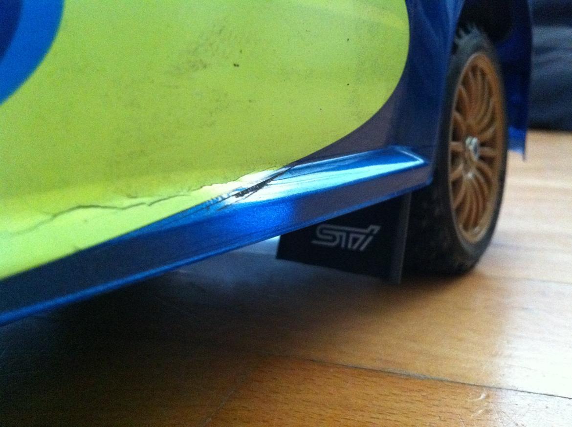 Bil DF-03Ra Subaru Impreza Rally - Hjemmelavet stænklapper i højre side foran billede 13