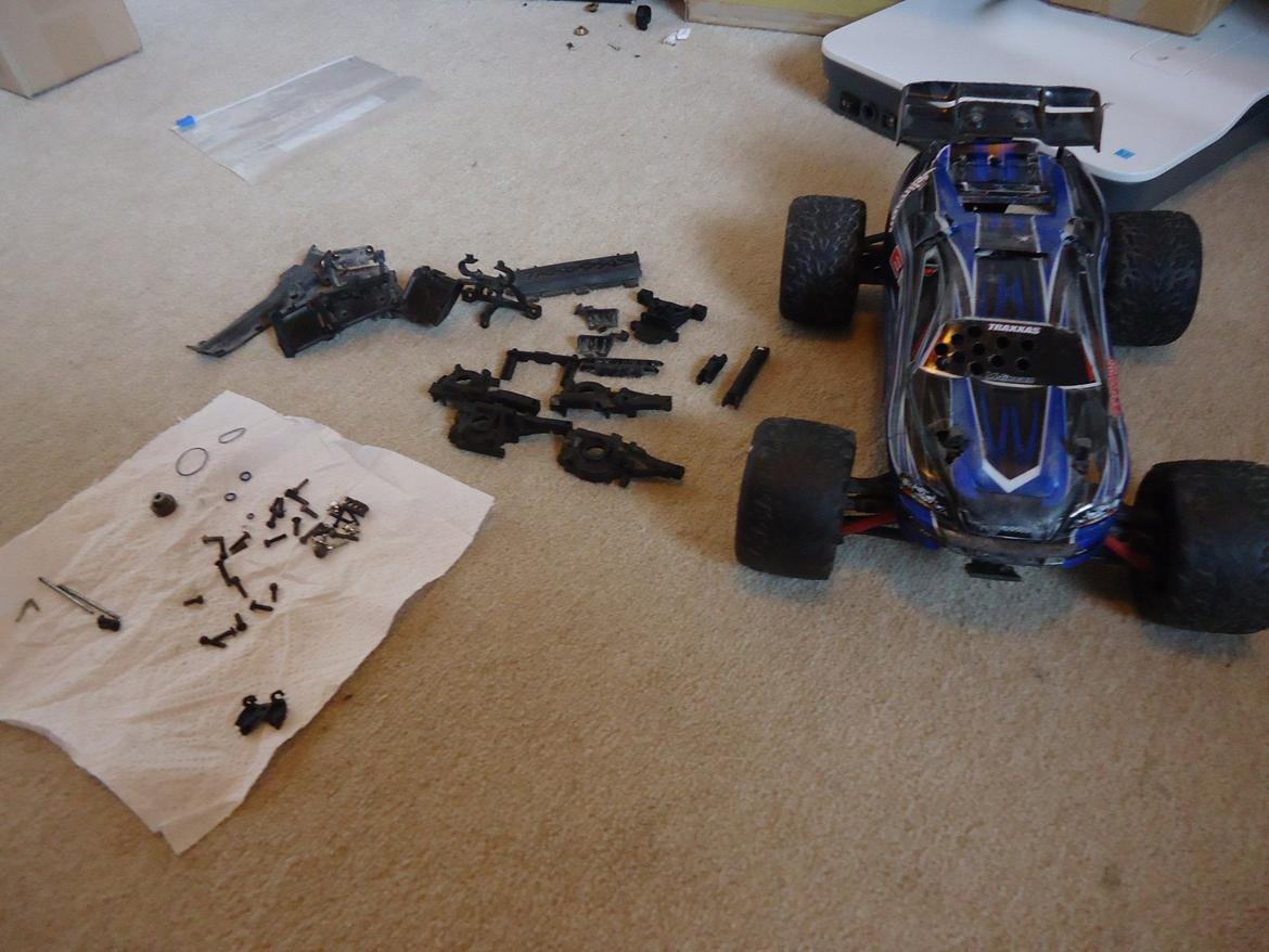 Bil traxxas E-revo vxl solgt billede 7