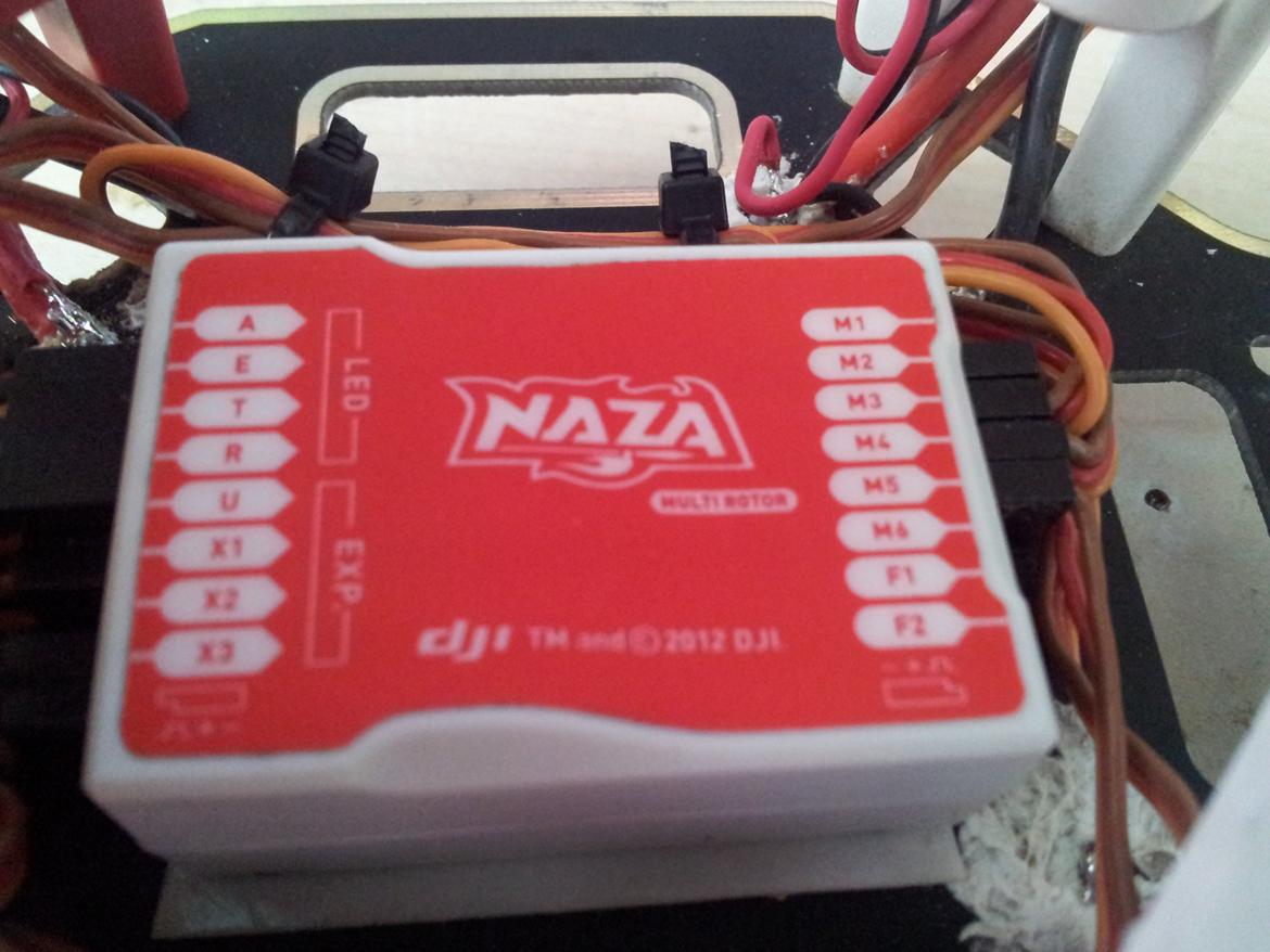 Multirotor dji f450 naza-m+gps fpv go pro 2 billede 10