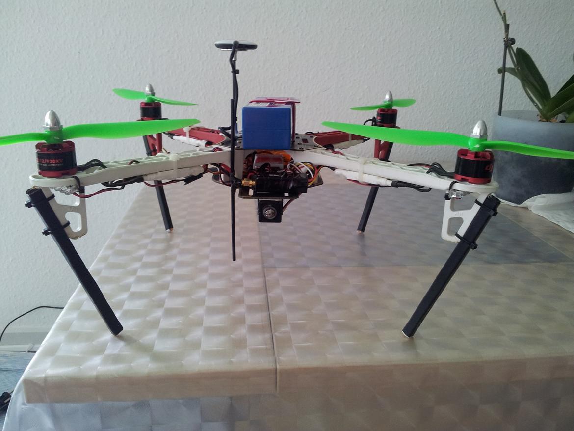 Multirotor dji f450 naza-m+gps fpv go pro 2 billede 3