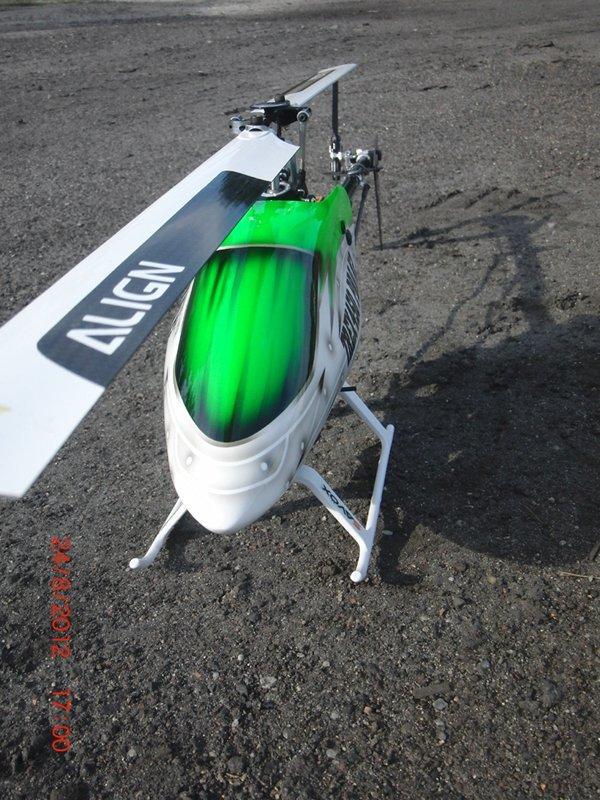 Helikopter Align T-Rex 450 Pro [Brændt] - Klar til første test. billede 1