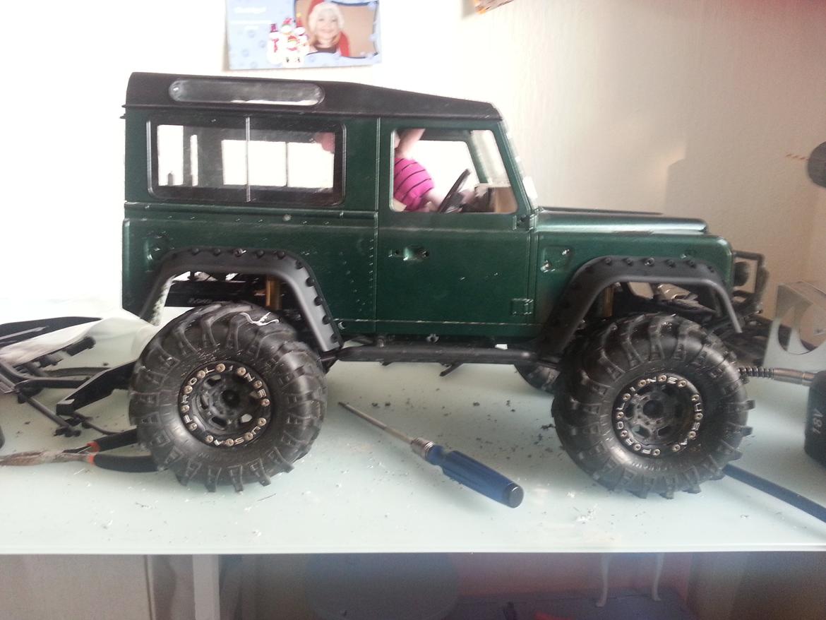 Off-Roader axial scx 10 land rover billede 7