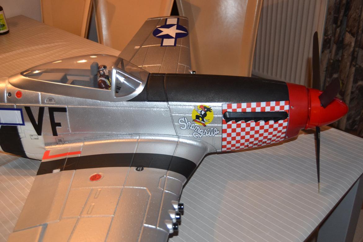 Fly Mustang P 51D  FMS billede 2