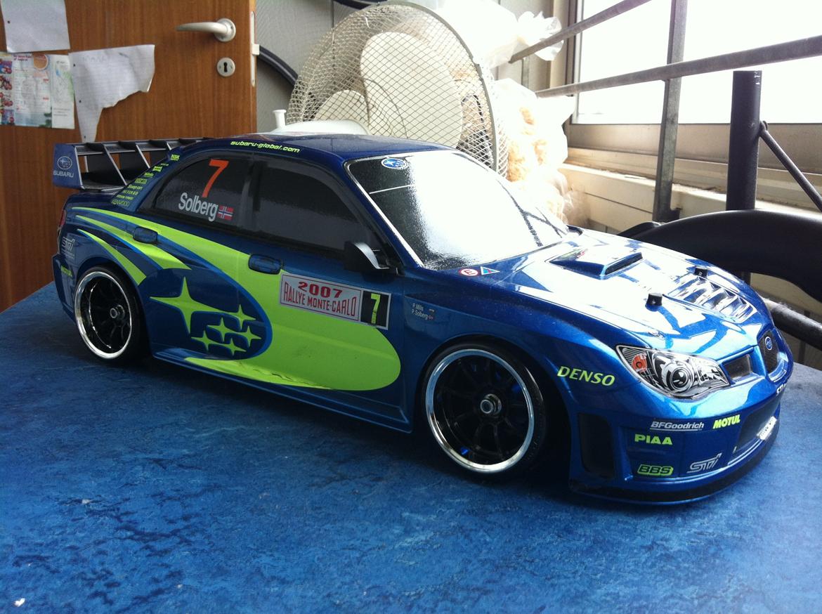 Bil DF-03Ra Subaru Impreza Rally - Så kom der lige nogle driftdæk og nye fælge på vognen, så den er klar til en vinter med drift. billede 14