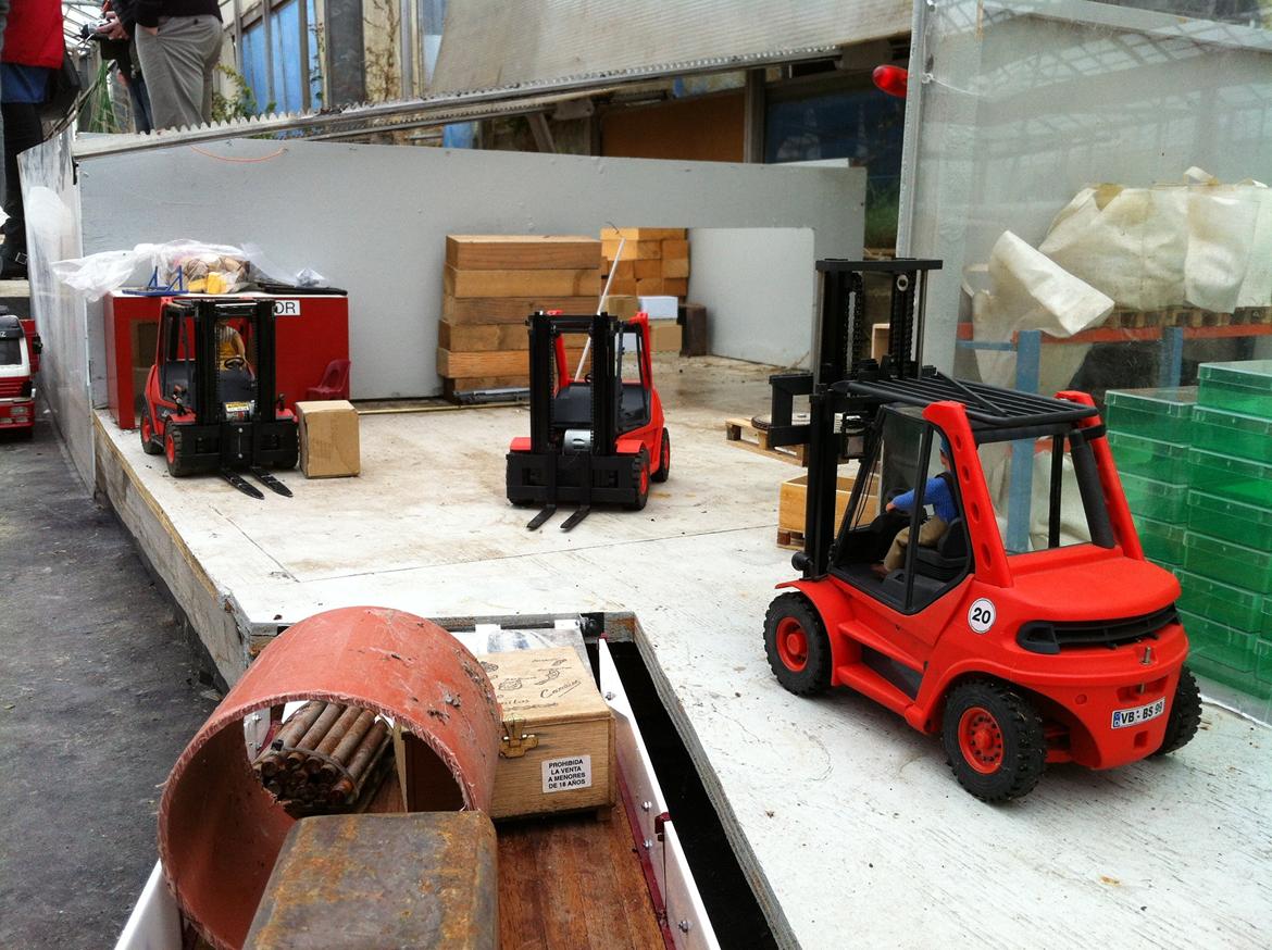 Maskiner | Linde H50 gaffeltruck billede 4