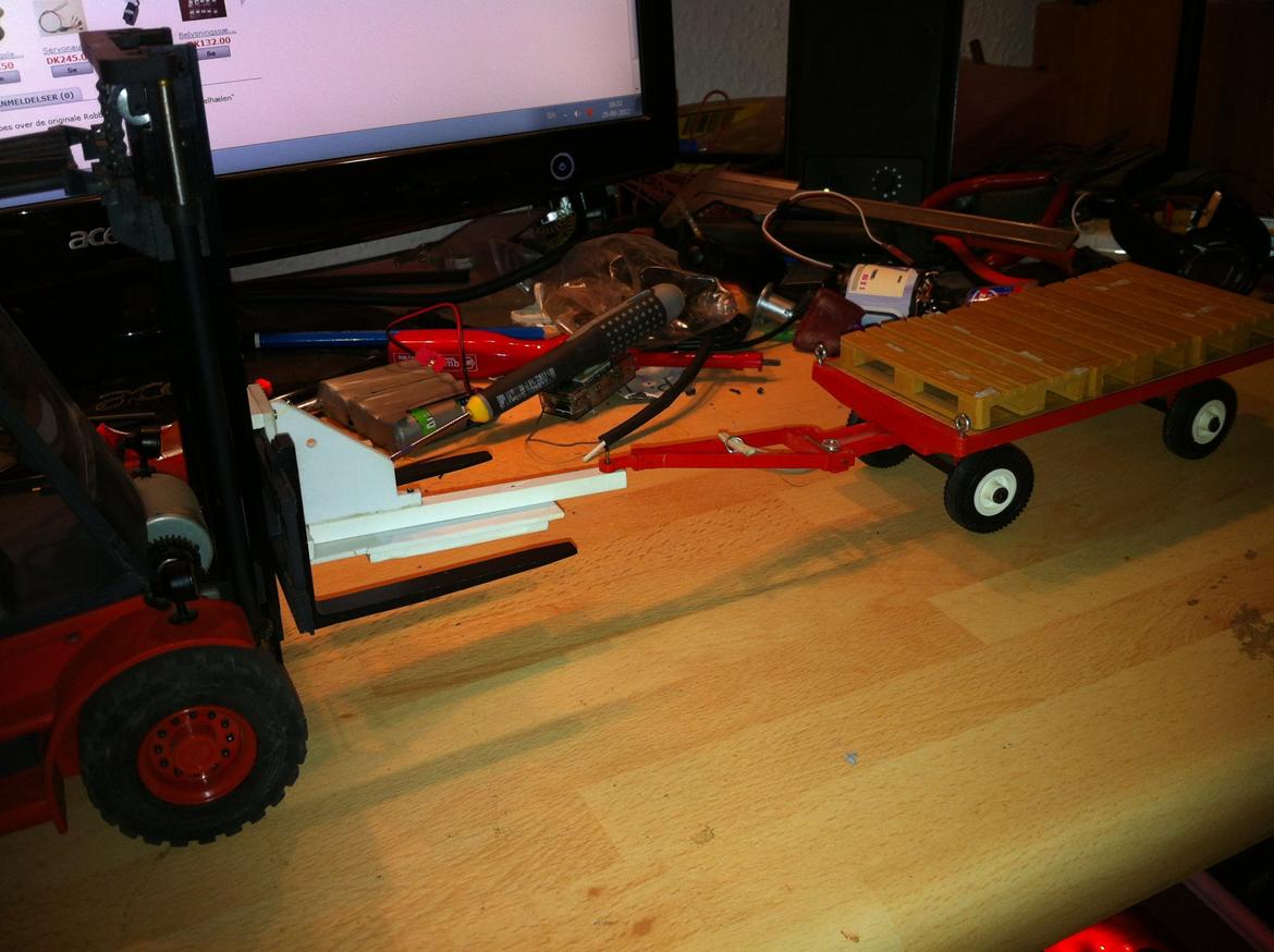 Maskiner | Linde H50 gaffeltruck billede 6