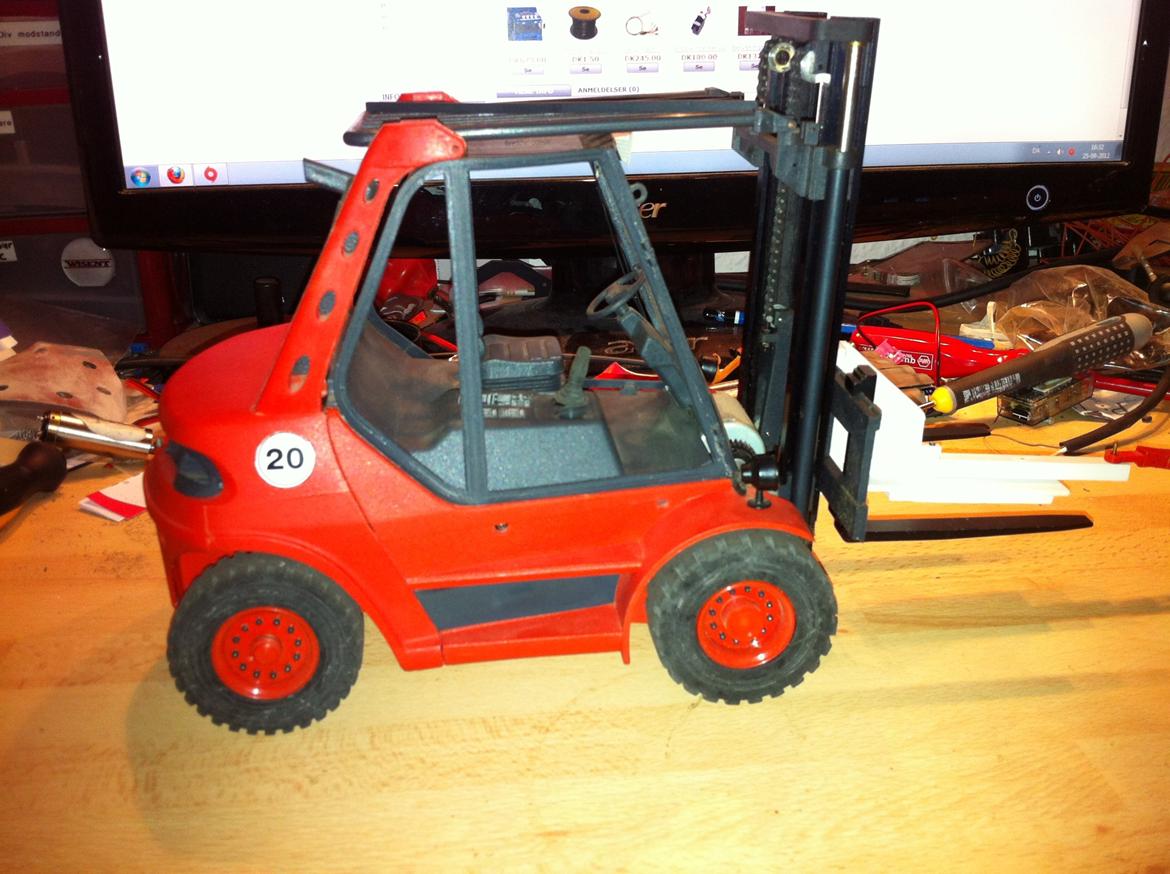 Maskiner | Linde H50 gaffeltruck billede 7