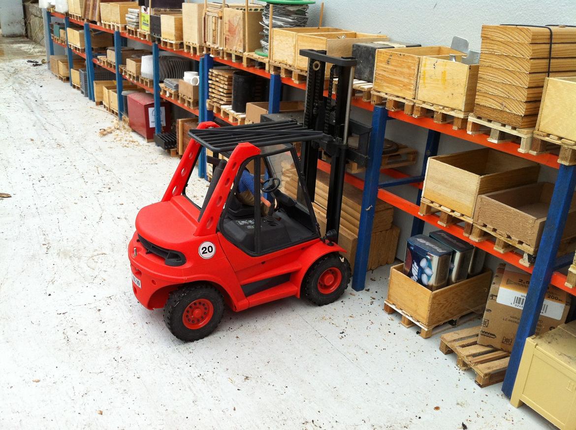 Maskiner | Linde H50 gaffeltruck billede 9