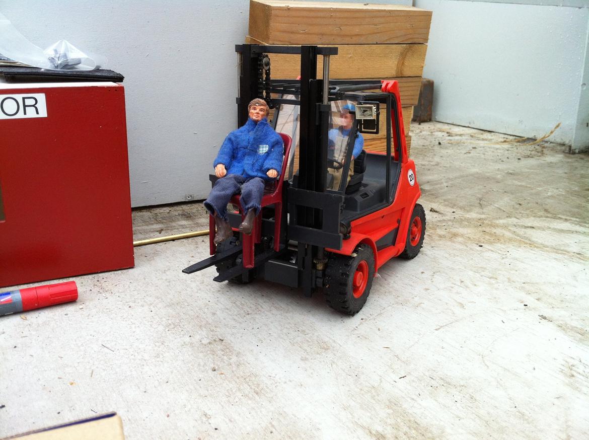 Maskiner | Linde H50 gaffeltruck billede 10